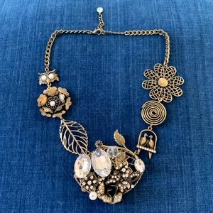 Brass Embellished Necklace